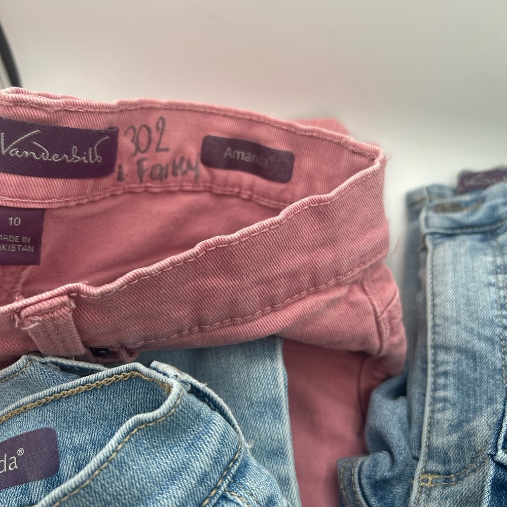 Gloria Vanderbilt Amanda Jeans Size 10 Women Denim Pants Lot 5 Pair” - Picture 9 of 12